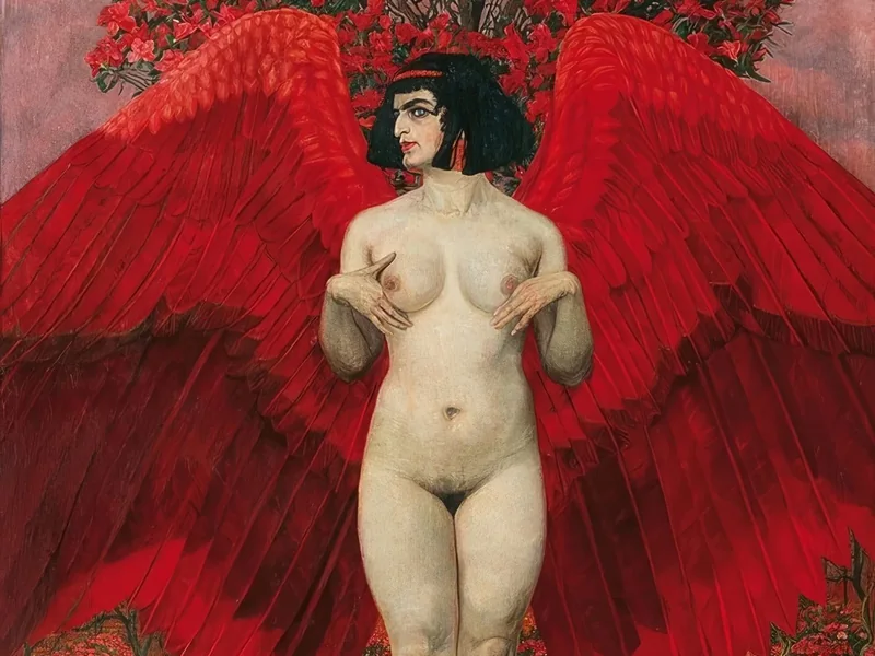 1868-Karl Mediz - Angelo rosso